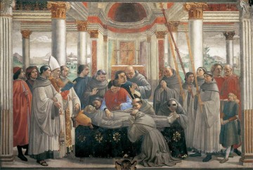 Domenico Ghirlandaio Painting - Obsequies Of St Francis Renaissance Florence Domenico Ghirlandaio
